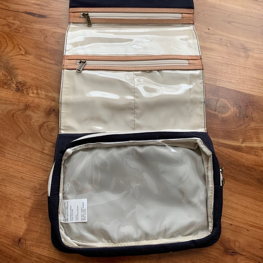 Birdling Navy Tote Bag with White Handles - Picture 4 of 7